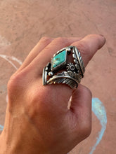 Load image into Gallery viewer, Leaf Turquoise Ring
