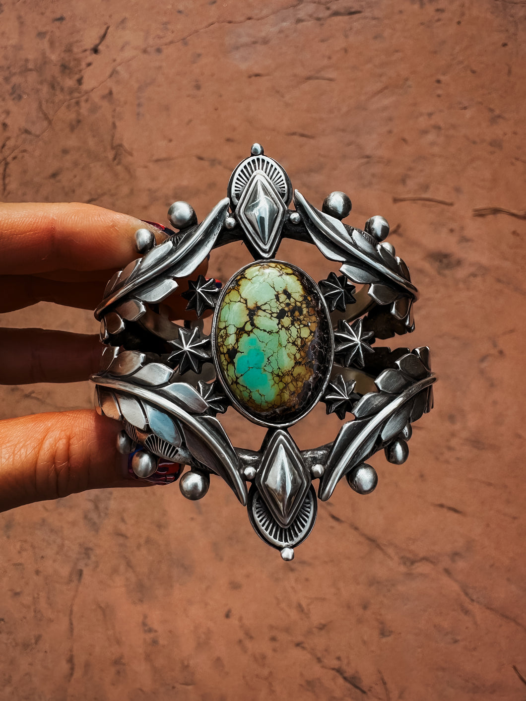 Thalassa Cuff | Black Jack Turquoise